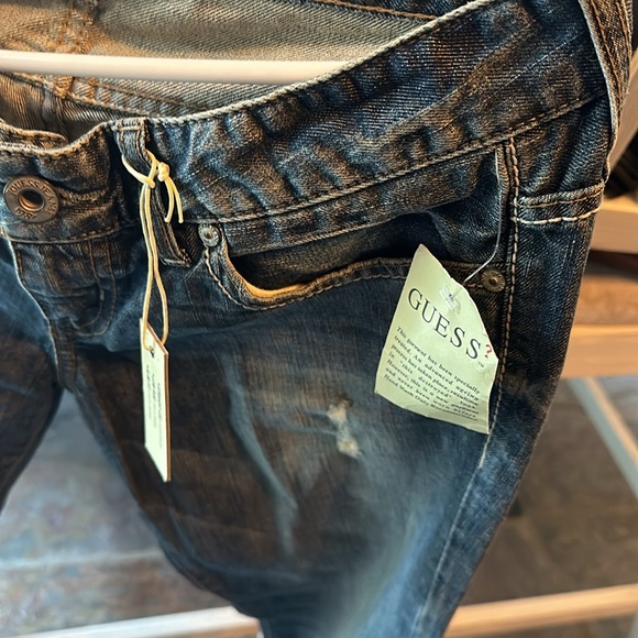 NWT VINTAGE GUESS Starlet Straight Blue Jeans - Picture 4 of 6